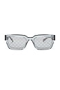 view 1 of 3 G Monogram Rectangular Sunglasses in Grey