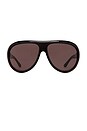 view 1 of 3 Round Sunglasses in Black