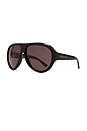 view 2 of 3 Round Sunglasses in Black