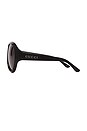 view 4 of 3 Round Sunglasses in Black