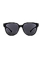 view 1 of 3 Generation Round Sunglasses in Shiny Black