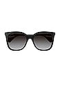 view 1 of 3 Mini Running Cat Eye Sunglasses in Black