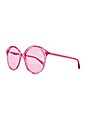 view 2 of 3 Specialized Fit Round Acetate in Fuchsia & Pink