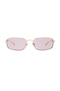 view 1 of 3 LUNETTES DE SOLEIL in Gold & Violet