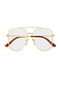 view 1 of 3 Pilot Sunglasses in Gold