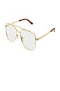 view 2 of 3 Pilot Sunglasses in Gold