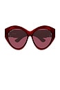 view 1 of 3 GAFAS DE SOL CAT EYE  in Red