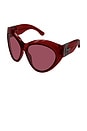 view 2 of 3 GAFAS DE SOL CAT EYE  in Red