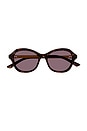 view 1 of 3 GAFAS DE SOL ROUND  in Havana Gold And Violet