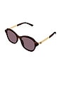 view 2 of 3 GAFAS DE SOL ROUND  in Havana Gold And Violet