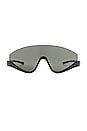 view 1 of 3 Fashion Show Mask Sunglasses in Black