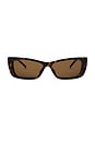 view 1 of 3 G String Sunglasses in Havana & Brown