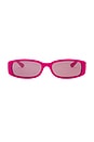 view 1 of 3 Hailey Sunglasses in Fuchsia & Pink