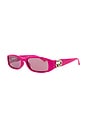 view 2 of 3 Hailey Sunglasses in Fuchsia & Pink