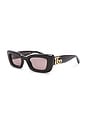view 2 of 3 GG Bag Sunglasses in Brown & Violet