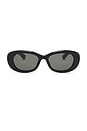view 1 of 3 GG Bag Sunglasses in Black & Grey