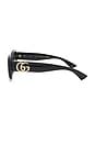 view 3 of 3 GG Bag Sunglasses in Black & Grey
