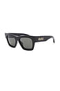 view 2 of 3 Square Sunglasses in Black & Grey