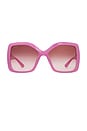 view 1 of 3 LUNETTES DE SOLEIL in Shiny Solid Pink