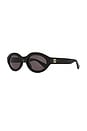 view 2 of 3 Oval Sunglasses in Black