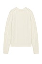 view 2 of 4 Allday Cable Crew Neck Sweater in Cashmere Blend in Cream