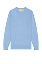 view 1 of 3 Airy True Crew Neck Sweater in French Blue