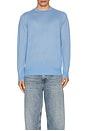 view 3 of 3 Airy True Crew Neck Sweater in French Blue