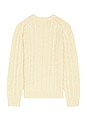 view 4 of 4 Fisherman Crew Neck Sweater in Butter