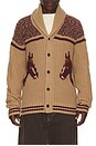 view 1 of 4 Rodeo Cardigan in Camel Combo