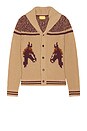 view 4 of 4 Rodeo Cardigan in Camel Combo