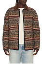 view 1 of 4 Western Industry Jacket in Carmine Combo