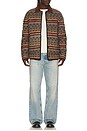 view 4 of 4 Western Industry Jacket in Carmine Combo