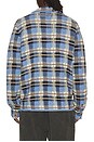 view 2 of 4 Plaid Work Shirt in Delft Blue Combo