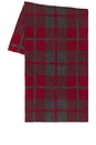 view 1 of 3 The Plaid Big Scarf in Charcoal & Ruby