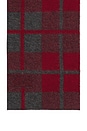 view 3 of 3 The Plaid Big Scarf in Charcoal & Ruby