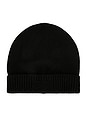 view 1 of 2 Rib Cuff Beanie in Black