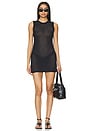 view 1 of 4 Mesh Tunic Dress in Midnight