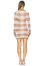 view 3 of 3 Shadow Plaid Polo Dress in Taupe Combo