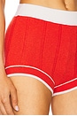 view 6 of 6 Cashmere Racer Short in Cherry