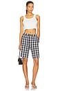 view 5 of 6 Gingham Bermuda Short in Midnight Combo