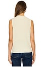 view 3 of 4 Chalet Cashmere Vest in Cream Combo