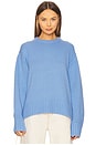 view 1 of 4 Cozy Crew Cashmere Sweater in French Blue