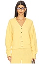 view 1 of 4 Boucle Collegiate Cardigan in Butter