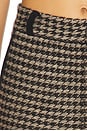 view 6 of 6 Houndstooth Tailored Trouser in Black & Dune
