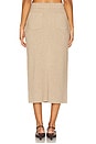 view 4 of 6 Tailored Skirt in Taupe