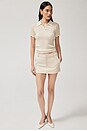 view 5 of 7 Shrunken Cashmere Polo Top in Cream