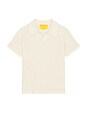 view 6 of 7 Shrunken Cashmere Polo Top in Cream