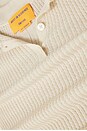 view 7 of 7 Shrunken Cashmere Polo Top in Cream