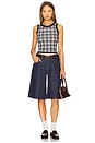 view 4 of 5 Gingham Tank in Midnight Combo