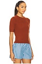 view 2 of 4 Sweater Tee in Cinnamon